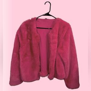 Pink Faux Fur